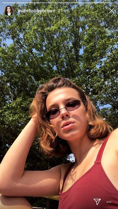 millie bobby brown hot photos|Millie Bobby Brown Slays in a Teeny Red String Bikini。